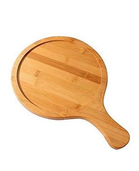 Round Head Wooden Pizza Plate 12 inch