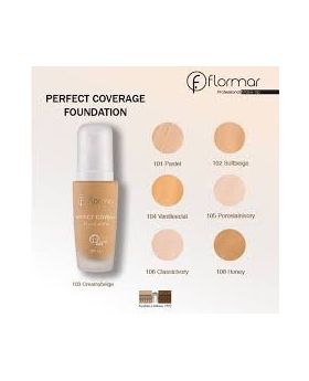 Flormar - Perfect Coverage Foundation - 106: Classic Ivory