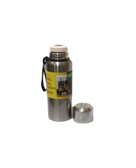 Premium Quality SS Vacuum Flask/SS Kids Water Bottle/SS Sports Bottle/SS Thermos 800 ml Bottle- Silver-1pcs

