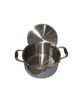 Stainless steel milk pot with lid 1pcs
