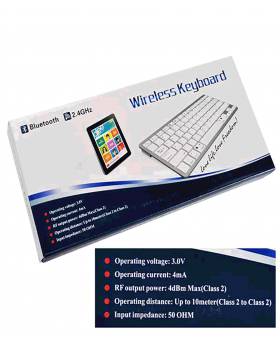 BK3001BA Wireless English Keyboard Aluminum Alloy