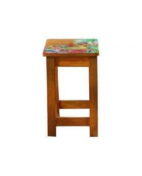 Hand Painted Wooden Tea Table Desing No 1