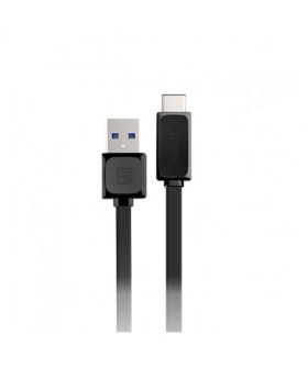 Remax Type-C USB 3.0 Data Cable for Fast Charging and Data Transfer - Black