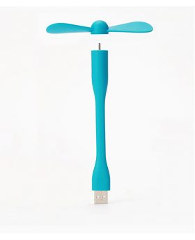 USB Mini Portable Fan Blue