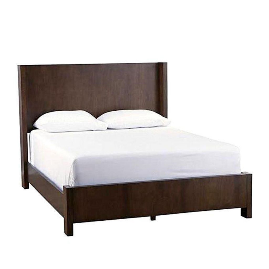 Canadian Oak Veneer Wood Bed Lacquer Polish Bed