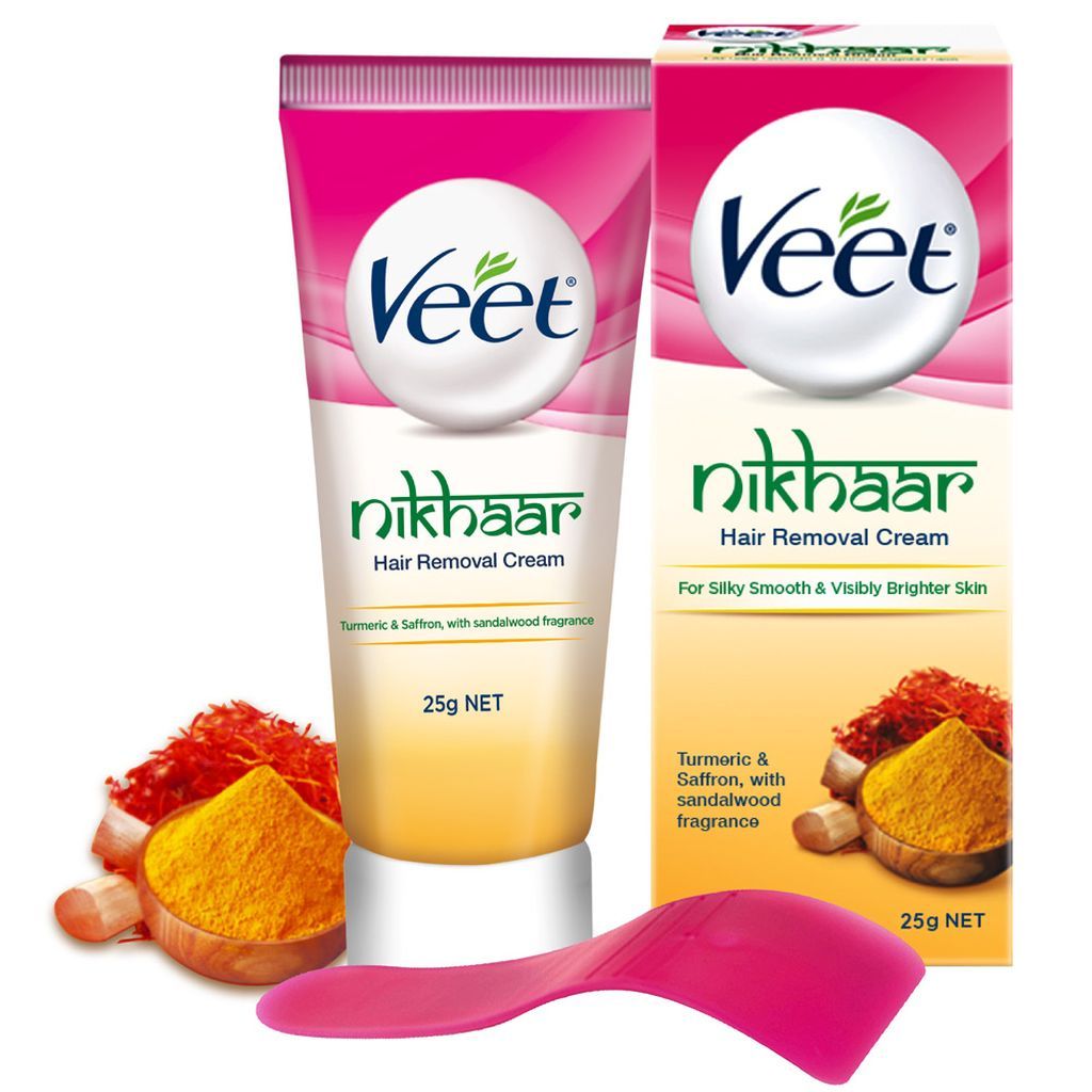 Veet Hair Removal price in Bangladesh | eorder | 73 | Veet Nikhaar Herbal Hair  Removal Cream with Turmeric, Sandal & Saffron 25 gm