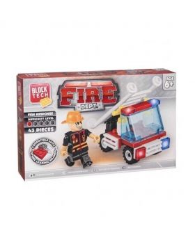 Block Tech Fire Dept Toy Set