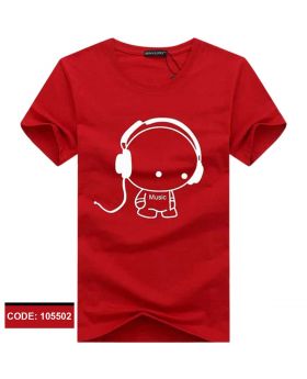 Half Sleeve Cotton T-shirt-105502