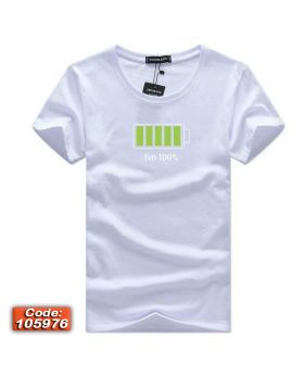 Half Sleeve Cotton T-shirt-105976