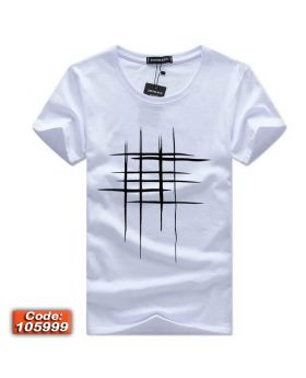 Half Sleeve Cotton T-shirt-105999