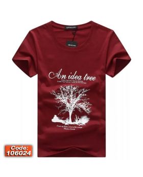 Half Sleeve Cotton T-shirt-106024