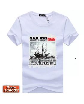 Half Sleeve Cotton T-shirt-106026
