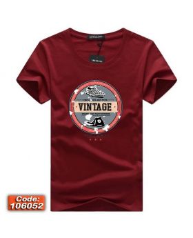 Half Sleeve Cotton T-shirt-106051