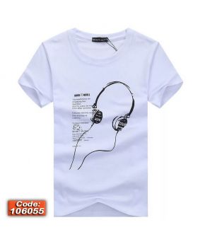 Half Sleeve Cotton T-shirt-106054