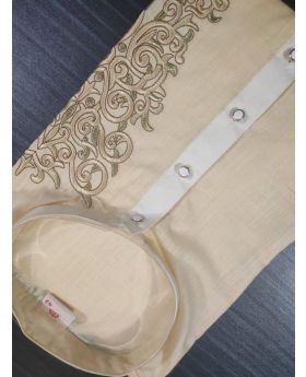 Indian Fabrics Semi Long Panjabi-106297