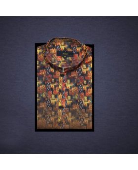Indian Fabrics Semi Long Panjabi-106304