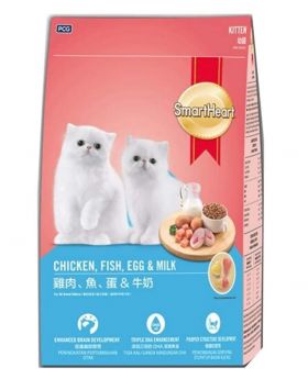 Smart Heart Kitten Food Chicken, Fish, Milk & Egg 1.1 Kg
