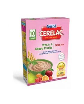 Nestle Cerelac 3 Wheat & Mixed Fruits (10 month +) BIB 400 gm