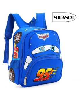 MILANDO Macqueen Cars Car School Kindergarten Bag Backpack Beg Sekolah Bags (Type 1)