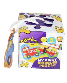 Cbeebies My First Vehicle 3D Puzzle - Multicolor