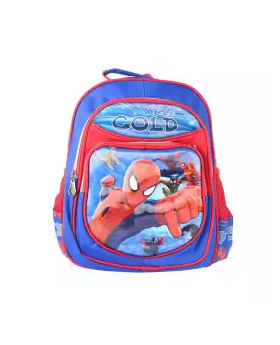 Raksin School Bag For Boys - Blue and Red