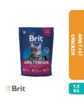 Brit Premium Cat Food Adult Chicken 1.5Kg