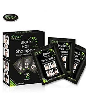 10 Pcs Black Hair Shampoo for Men - 250ml