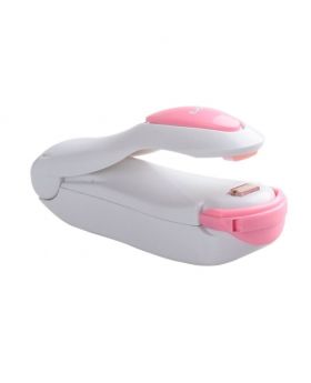 Portable Mini Heat Sealer - White and Pink