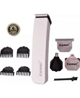 Kemei KM-3580 4 in 1 Electric Hair Clipper - White