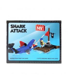 Shark Attack Block Set - Blue