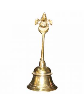Brass Hand Ice Bell (Puja Ghanti) 1pcs