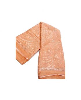 Pakistani Barish Georgette Stylish Embroidery Soft Sarees For Women-Pink