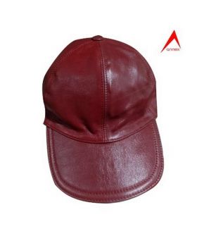 Leather Fashionable Cap-ANX07