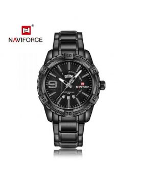 NaviForce NF9117S Date/Day Function Analog Watch - Black 