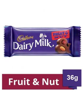 Cadbury Dairy Milk Fruit and Nut Chocolate Bar 36gm