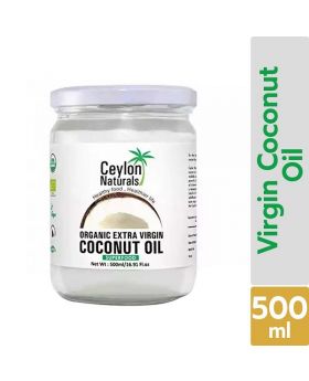 Ceylon Naturals Organic Extra Virgin Coconut Oil 500ml Products of Srilanka