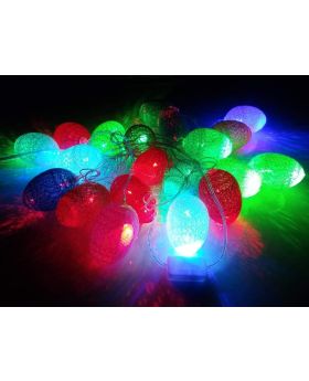 Colorful Cotton Ball String Lights Fairy LED Home Decor Light