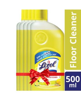 Lizol Floor Cleaner 500ml Combo of 5 packs