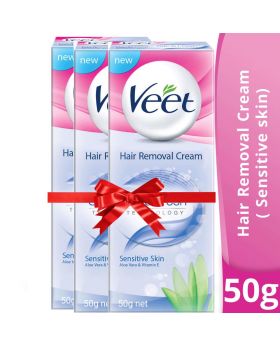 Veet Hair Removal Cream 50 gm Combo of 3