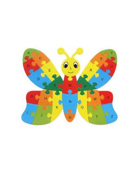 Puzzles Wooden owl rooster butterfly Jigsaw for kids 