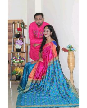 Couple Dress - Punjabi and Saree_DVT-230
