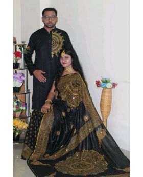 Couple Dress - Punjabi and Saree_DVT-231
