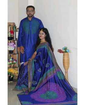 Couple Dress - Punjabi and Saree_DVT-227
