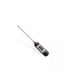 Digital Laboratory Thermometer and Food Tip - Black
