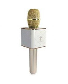 Karaoke Tuxun Q7 Wireless Bluetooth Microphone Speaker - Rose Gold