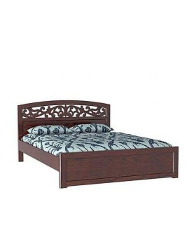 Canadian Oak designed Veneer Wood Bed - Lacquer Polish