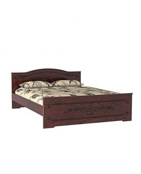 Canadian chocolate color Oak Veneer Wood Bed - Lacquer Polish