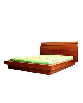 Canadian wood Oak Veneer  Bed - Lacquer Polish