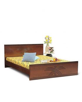 Malaysian MDF Wooden Bed - Lacquer Polish