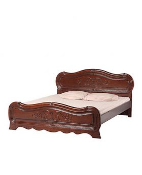 Canadian Lacquer polish Oak Veneer Wood Bed - Lacquer Polish